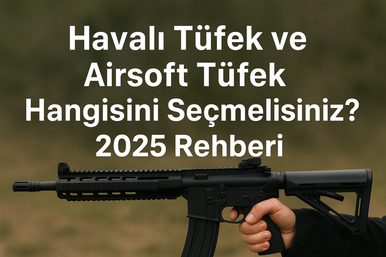 Havalı Tüfek ve Airsoft Tüfek Hangisini Seçmelisiniz? 2025 Rehberi