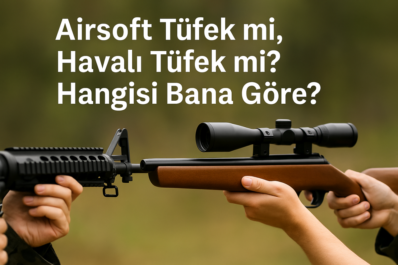 Airsoft Tüfek mi, Havalı Tüfek mi? Hangisi Bana Göre?