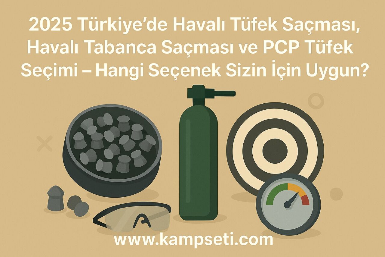 2025 Türkiye’de Havalı Tüfek Saçması, Havalı Tabanca Saçması ve PCP Tüfek Seçimi - Hangi Seçenek Sizin İçin Uygun?