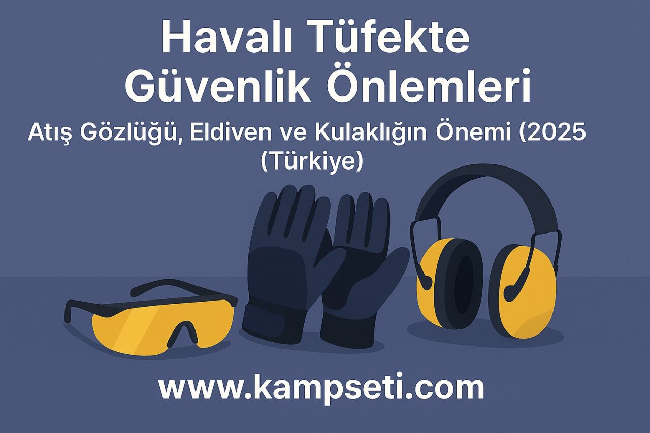 Havalı Tüfekte Güvenlik Önlemleri: Atış Gözlüğü, Eldiven ve Kulaklığın Önemi (2025 Türkiye)
