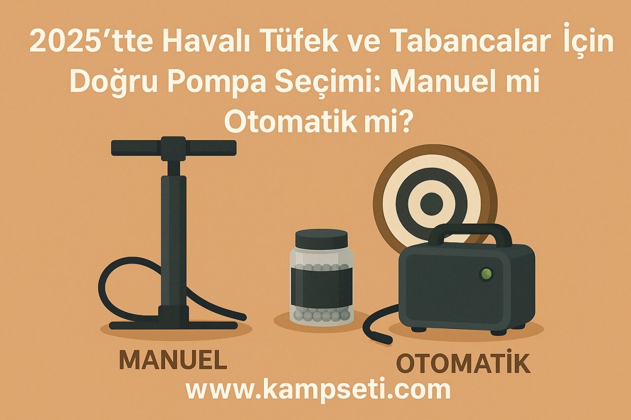 2025’te Havalı Tüfek ve Tabancalar İçin Doğru Pompa Seçimi: Manuel mi Otomatik mi?