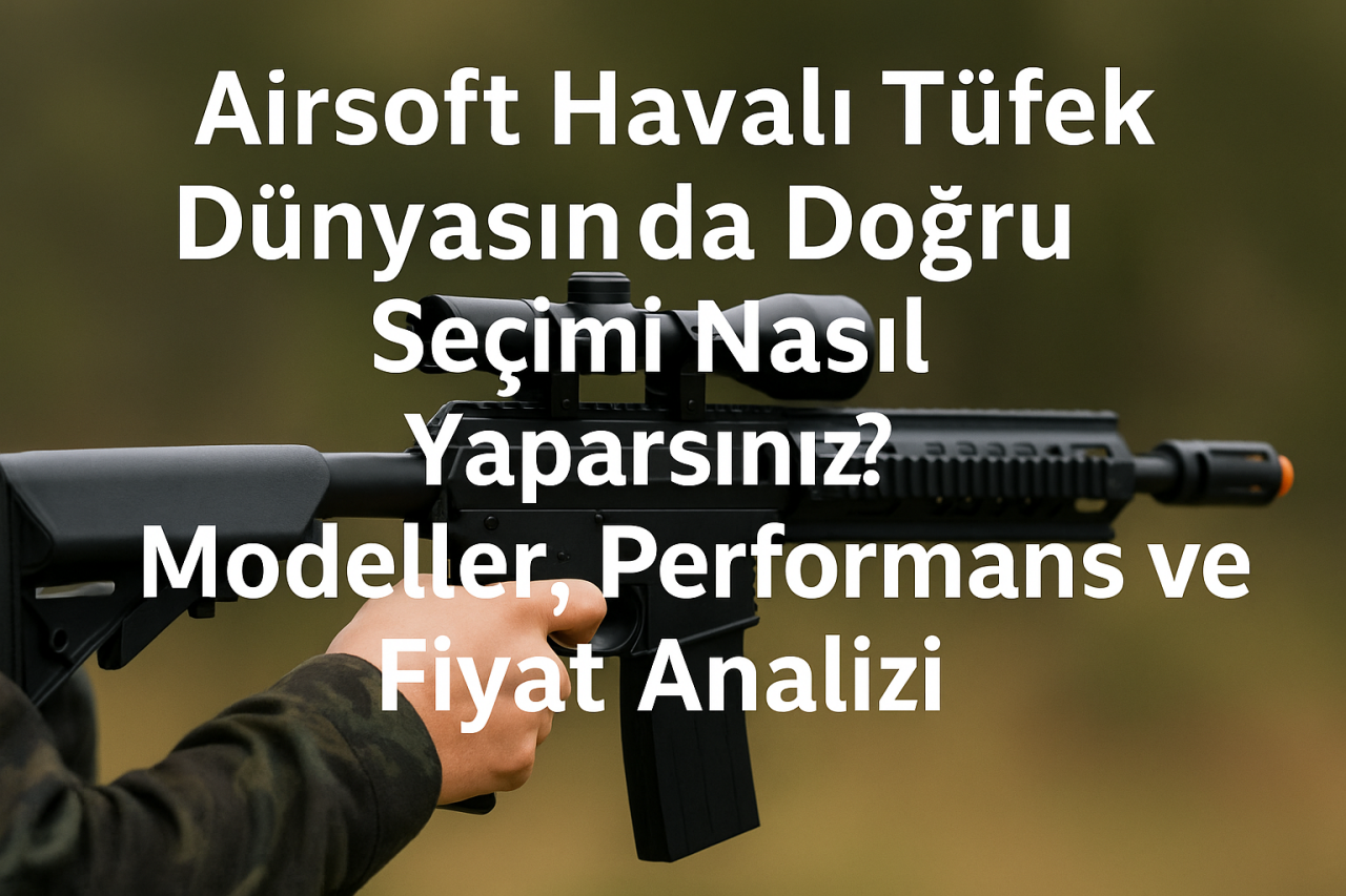 Airsoft Havalı Tüfek Dünyasında Doğru Seçimi Nasıl Yaparsınız? Modeller, Performans ve Fiyat Analizi