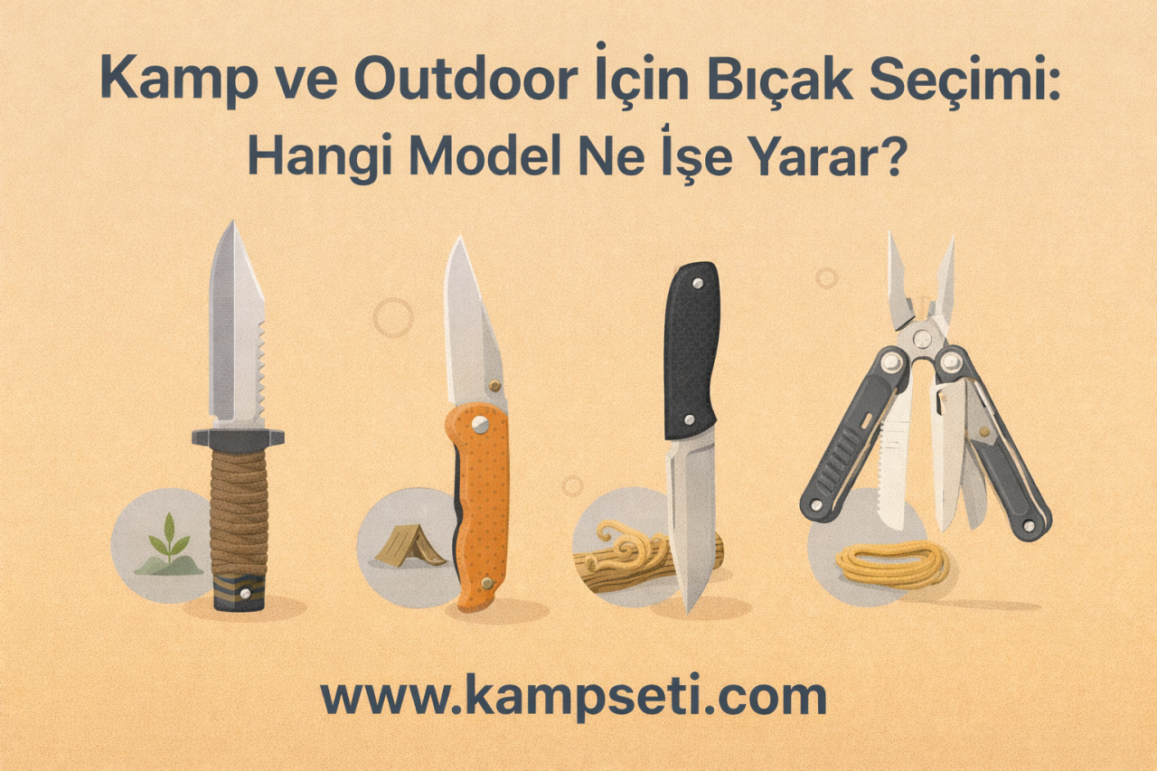Kamp ve Outdoor İçin Bıçak Seçimi: Hangi Model Ne İşe Yarar?