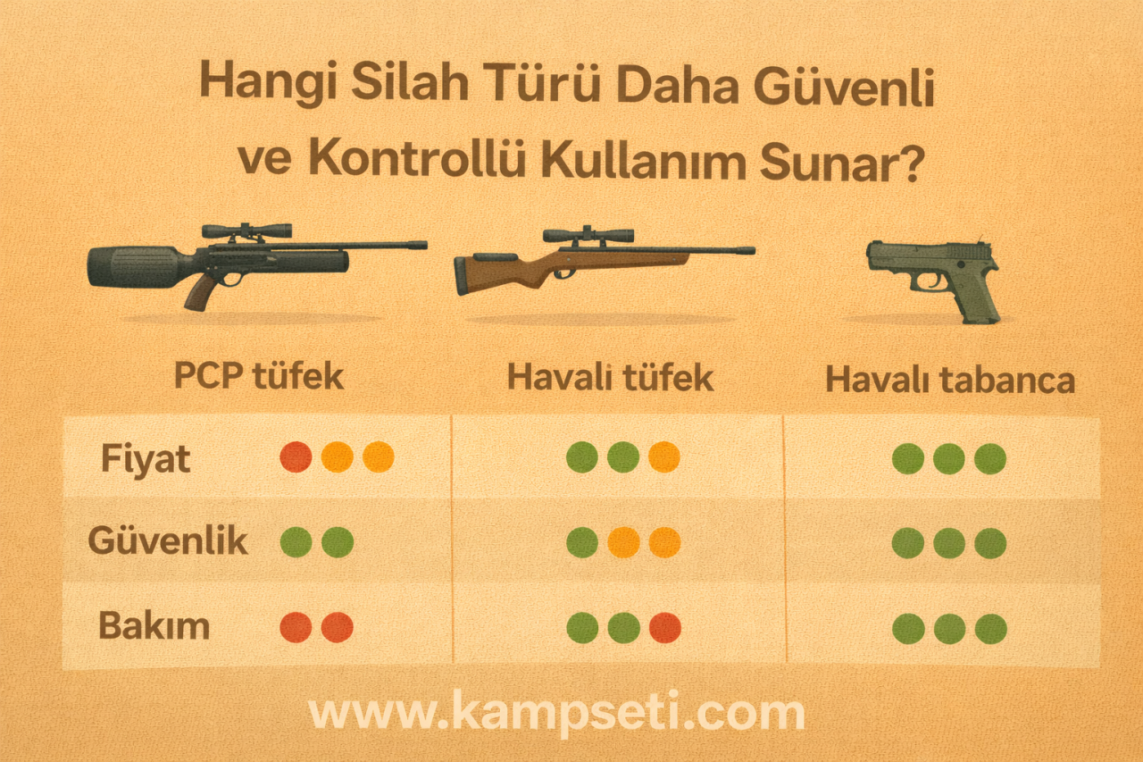 Hangi Silah Türü Daha Güvenli ve Kontrollü Kullanım Sunar?