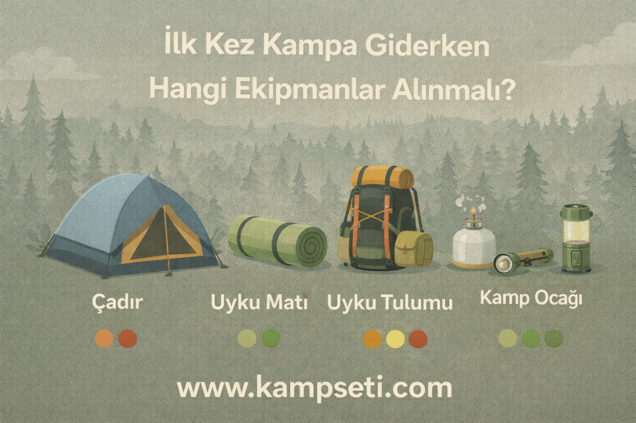 İlk Kez Kampa Giderken Hangi Ekipmanlar Alınmalı?