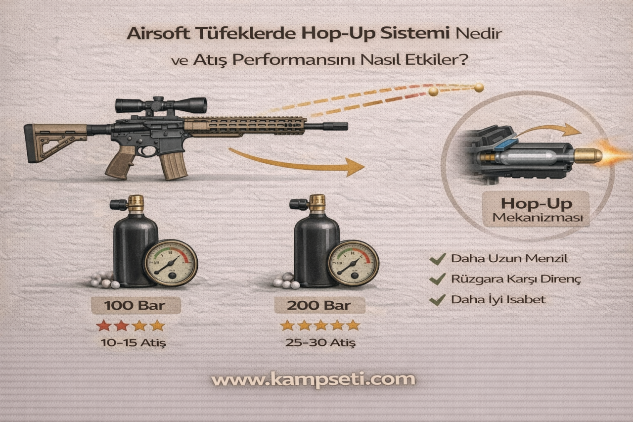 Airsoft Tüfeklerde Hop-Up Sistemi Nedir ve Atış Performansını Nasıl Etkiler