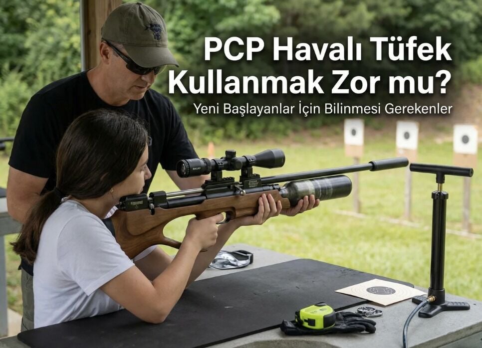 PCP Havalı Tüfek Kullanmak Zor mu? Yeni Başlayanlar İçin Bilinmesi Gerekenler