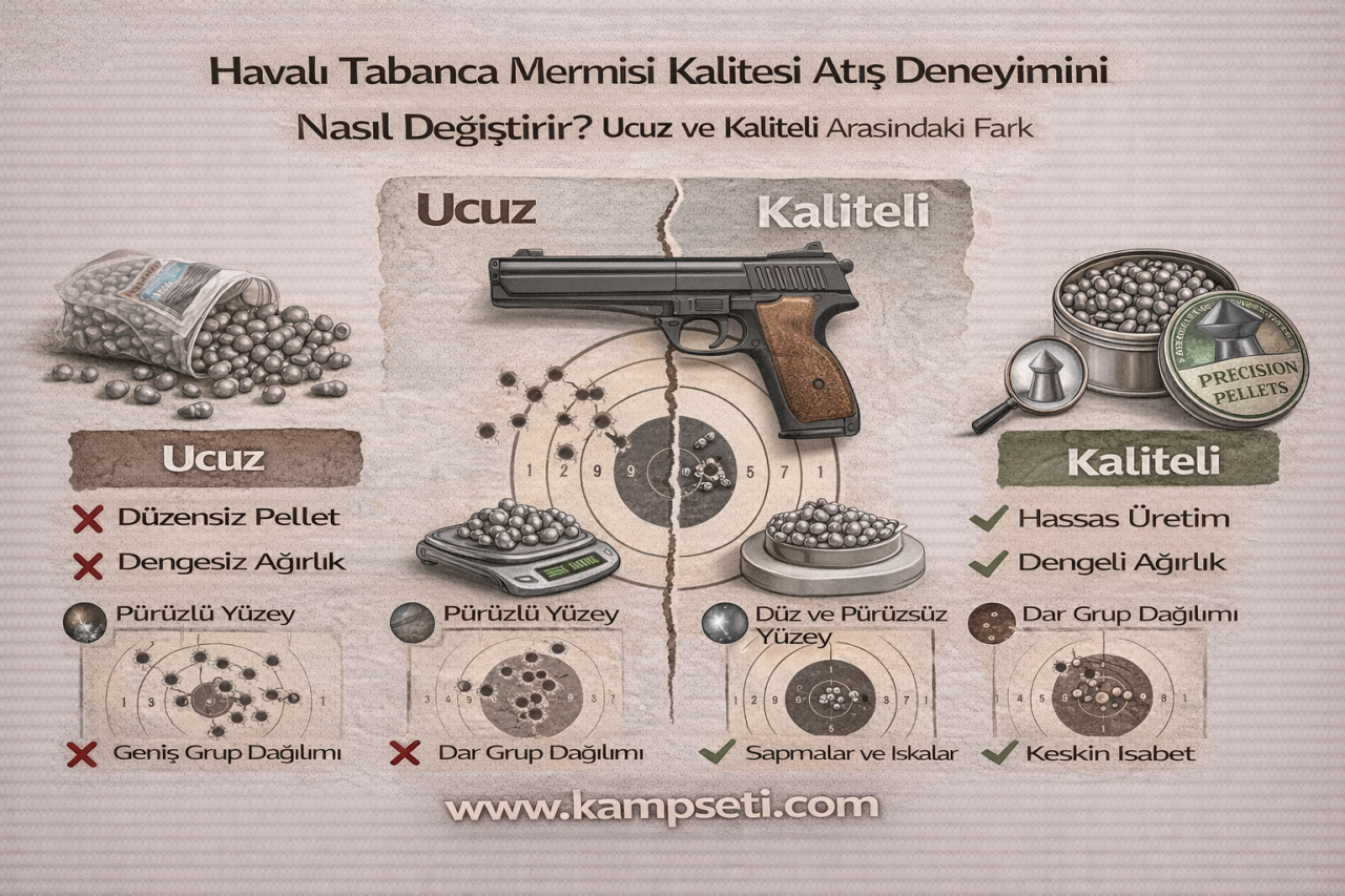 Havalı Tabanca Mermisi Kalitesi Atış Deneyimini Nasıl Değiştirir Ucuz ve Kaliteli Arasındaki Fark