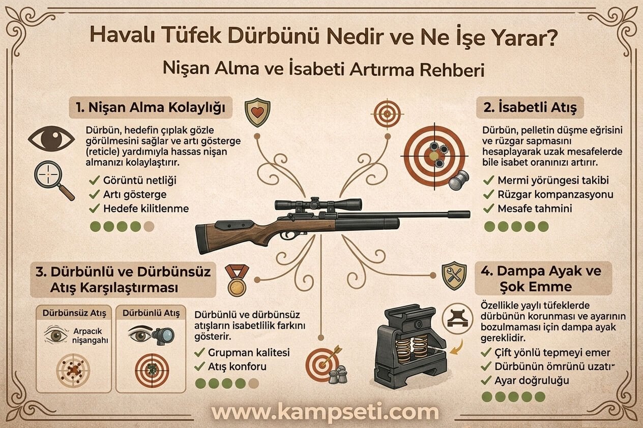 Havalı Tüfek Dürbünü Nedir ve Ne İşe Yarar?