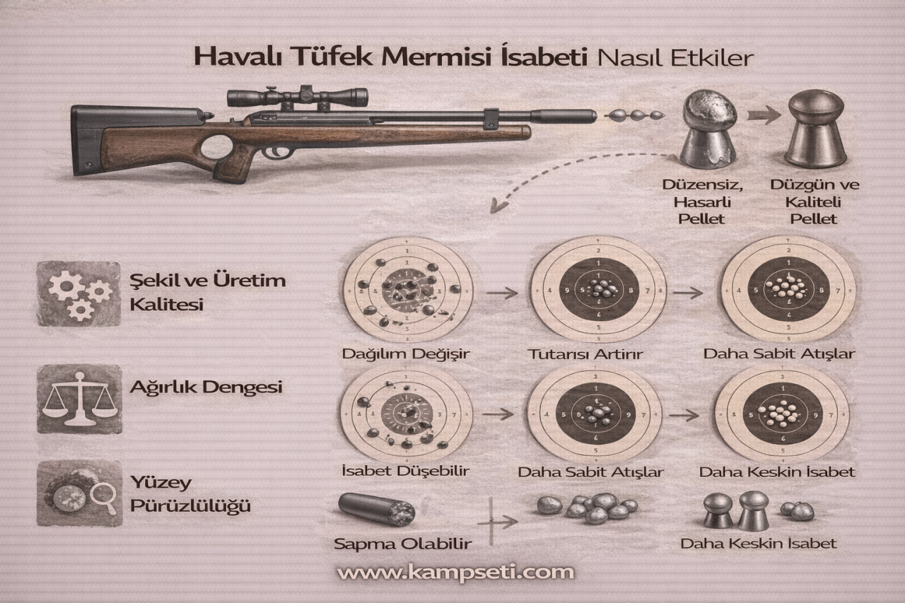 Havalı Tüfek Mermisi İsabeti Nasıl Etkiler