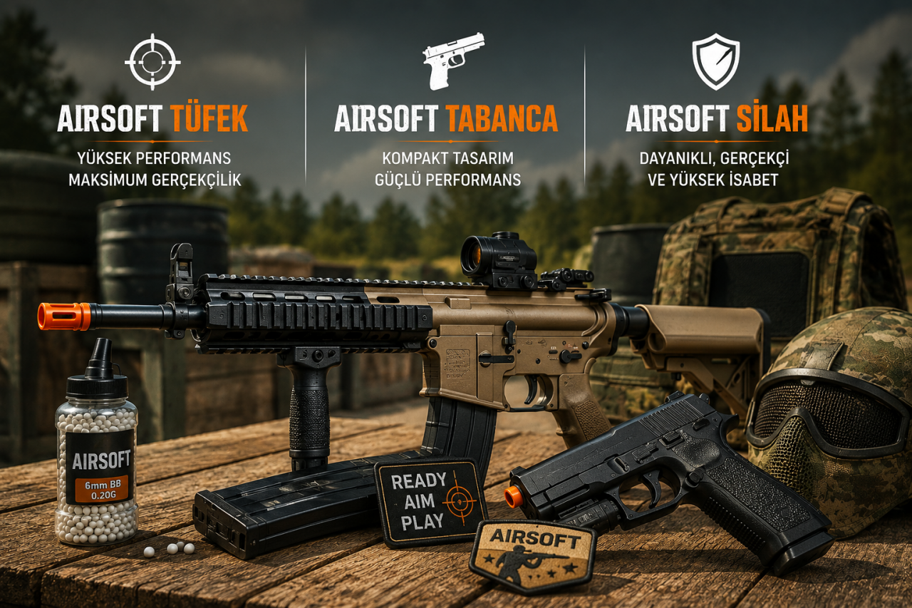 Airsoft Silah Rehberi Tüfek ve Tabanca Seçiminde Bilmeniz Gereken Her Şey
