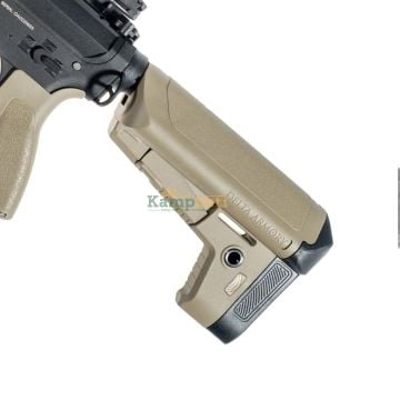 Delta Armory AR15 KeyMod 8” Bravo Airsoft Tüfek / Yarı Çöl (Pil Şarj Dahil)