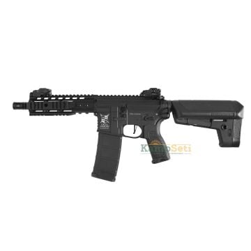Delta Armory AR15 KeyMod 8” Bravo Airsoft Tüfek Siyah (Pil Şarj Dahil)