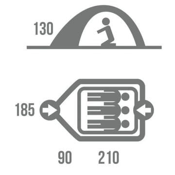 Husky Beast 3 Kişilik Çadır