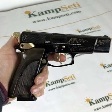 EKOL ES 66 Havalı Tabanca İşlemeli Siyah - 4.5 mm