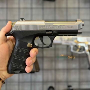 Ekol ES P92B Blowback Havalı Tabanca Füme Altın İşlemeli