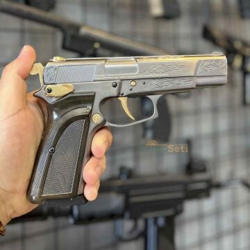 Ekol ES 66 Havalı Tabanca Füme Altın İşlemeli 4.5mm