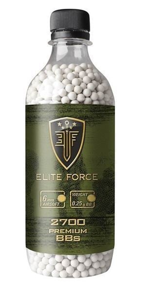 ELITE FORCE Plastik Airsoft BBs 6 mm. 0,25 gr Beyaz 2700 Adet