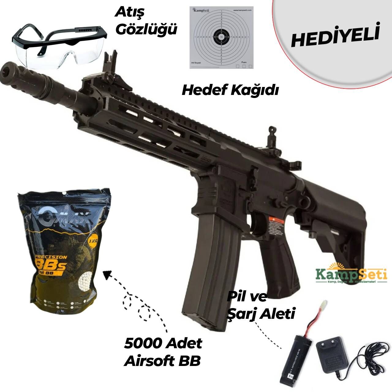 G&G Armament CM16 Raider 2.0 AEG Airsoft Tüfek Siyah