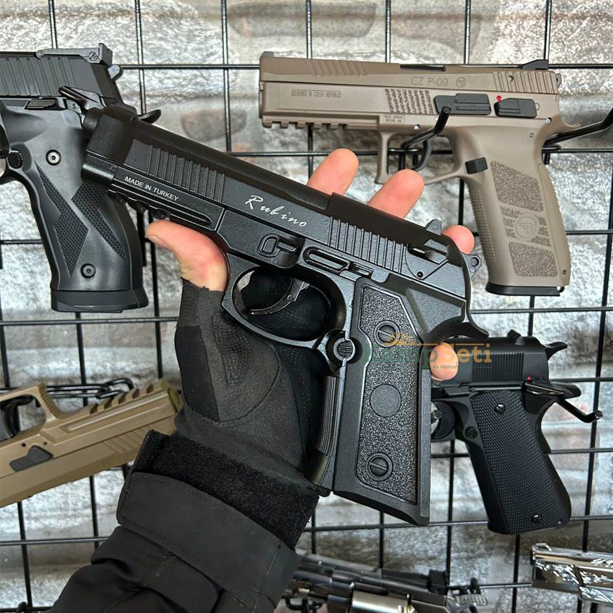 Rubino CP92 Full Metal Havalı Tabanca 4.5mm Siyah