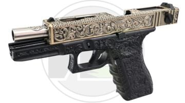 WE G18C Full Otomatik Metal Airsoft Tabanca – Green Gas Blowback