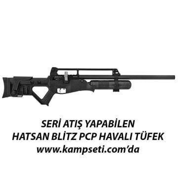 Premium Set Hatsan Blitz PCP Havalı Tüfek 6.35 mm Seri Atış-Full AUTO