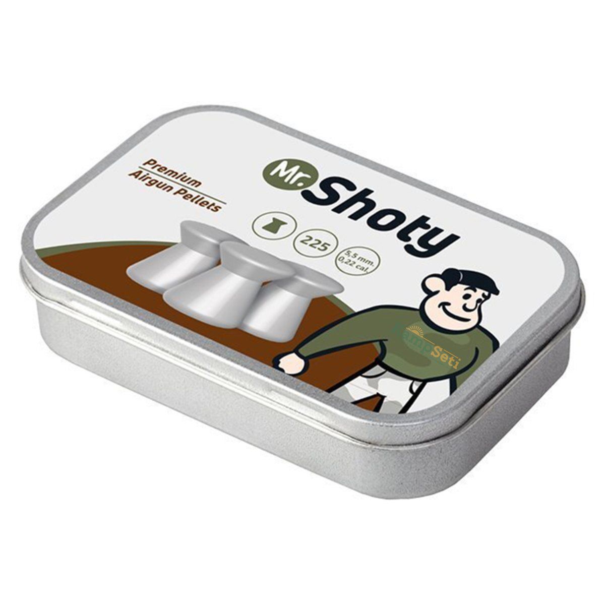 MR. SHOTY Premium Match 5.5 mm Havalı Tüfek Saçması 225 Adet