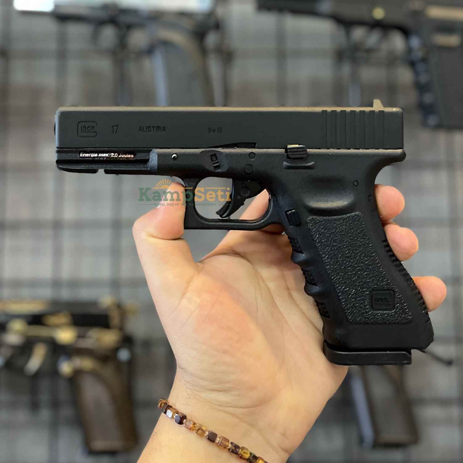 GLOCK 17 エアソフトガン 6mm Umarex Glock 17 6mm Blowback Airsoft Tabanca- Co2 - Kamp Seti