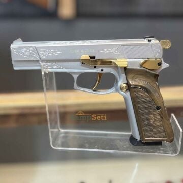 Ekol ES 66 Havalı Tabanca Mat Beyaz Altın İşlemeli 4.5mm