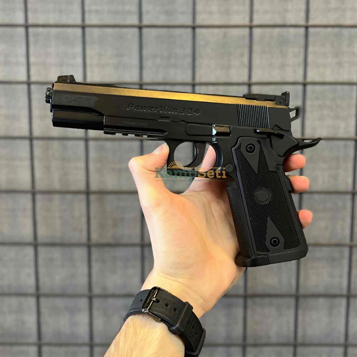 WinGun PowerWin 304 Co2 Airsoft Tabanca | Siyah