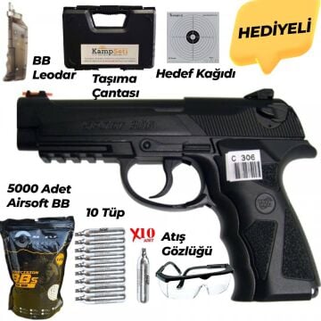 WinGun Full Metal Co2 Airsoft Tabanca Siyah