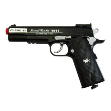 WinGun 1911 Blowbackli Co2 Full Metal Airsoft Tabanca Siyah