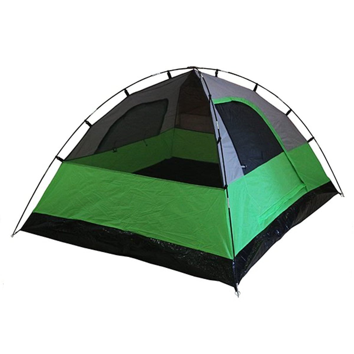 DFT 2 Kişilik Çift Kat Yeşil Çadır 210x180x130cm