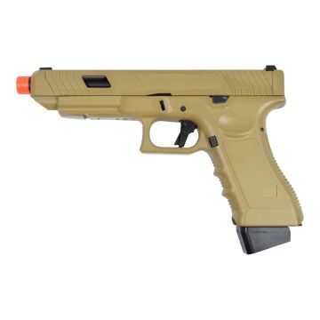 Vigor Glock 34 Green Gas Blowback Airsoft Tabanca 6 mm – Tan