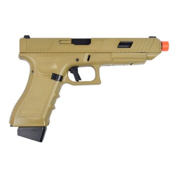 Vigor Glock 34 Green Gas Blowback Airsoft Tabanca 6 mm – Tan