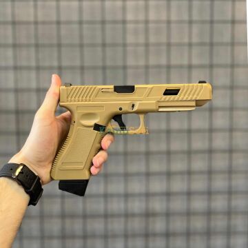 Vigor Glock 34 Green Gas Blowback Airsoft Tabanca 6 mm – Tan