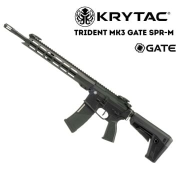 KRYTAC Trident MK3 GATE SPR-M M-Lok Siyah AEG Airsoft Tüfek