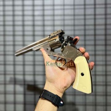 ASG Schofield 4.5 mm Toplu Pellet Havalı Tabanca Silver