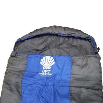 DFT 0°Uyku Tulumu Düz-Başlık 190+30x75cm Gri