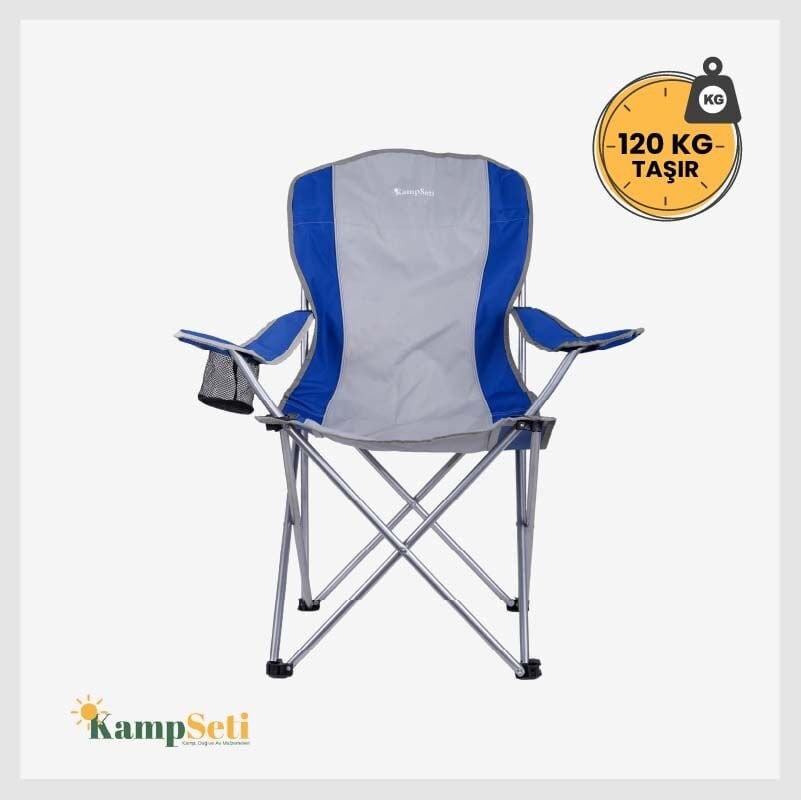 KampSeti Katlanır Kamp Sandalyesi - Efe Modeli Kamp Sandalyesi-E1