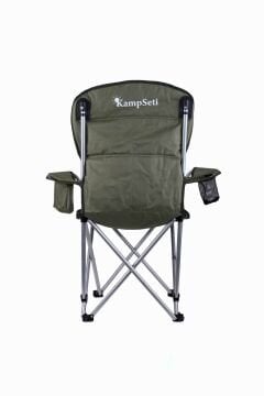 KampSeti Katlanır Kamp Sandalyesi Buzluklu- Lüks Kaliteli Kamp Sandalyesi-A1