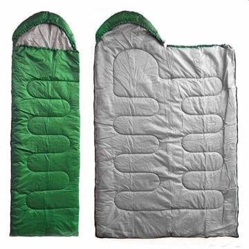 DFT 5/15° Uyku Tulumu Düz Başlık (190+30cm)x75 Yeşil