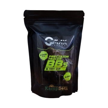 GMAX 0.20 gr Tracer Airsoft BB Mermi Plastik 2000 Adet