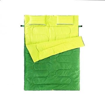 DFT Çift Kişilik -5°Uyku Tulumu (190+30)x145cm Yeşil