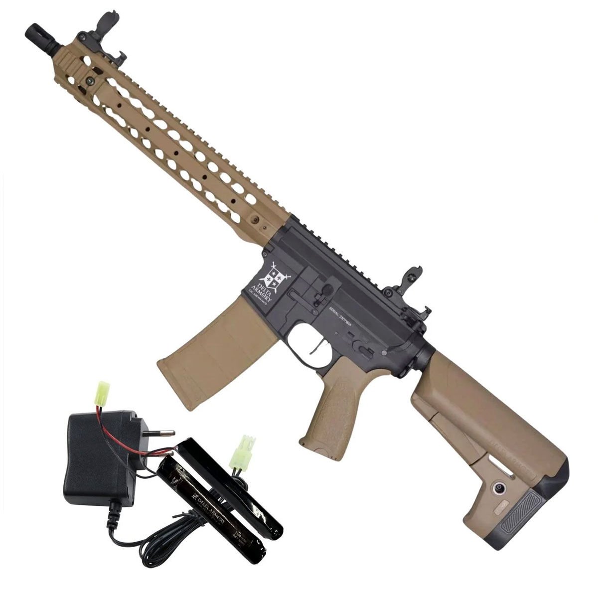 Delta Armory AR15 URX 3 12'' Bravo Airsoft Tüfek Tan