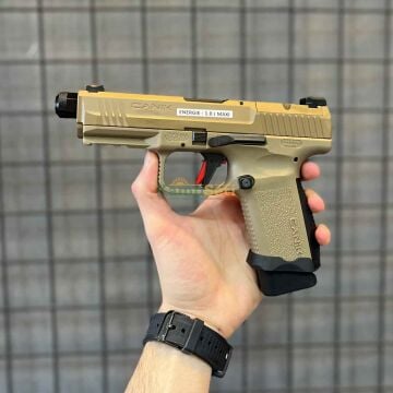 Canik TP9 Elite Combat Airsoft Tabanca Tan Green Gas