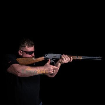 ASG Barra 1866 Cowboy Serisi Havalı Tüfek Siyah 4.5mm Pellet