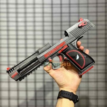 Cybergun Desert Eagle Raylı Deadpool Edition L.50AE GBB Airsoft Tabanca