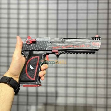 Cybergun Desert Eagle Raylı Deadpool Edition L.50AE GBB Airsoft Tabanca