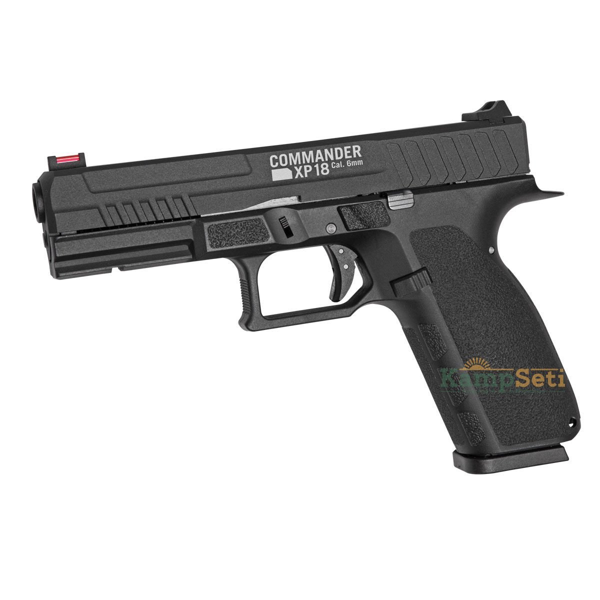 ASG Commander XP18 Blowback Airsoft Tabanca Siyah 6mm